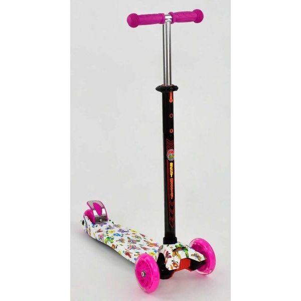 

Трехколесный самокат Best Scooter MAXI PRINT Бабочки (sc517)
