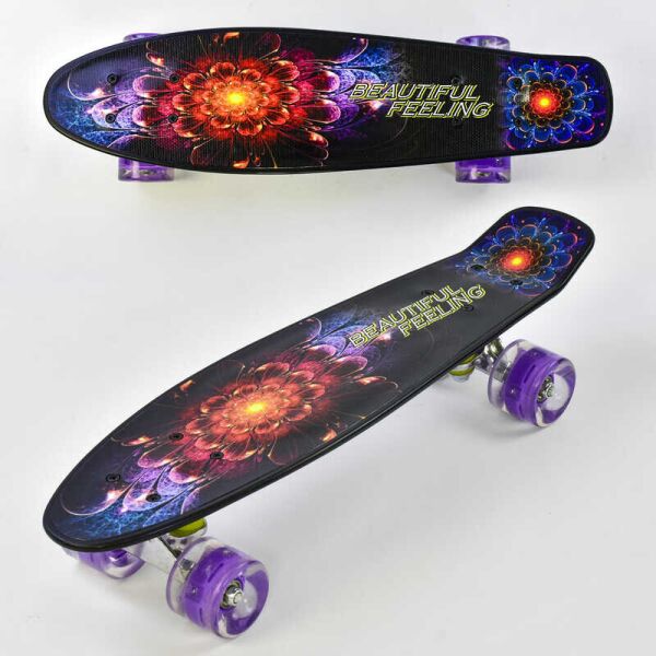 

Скейт F 8740 (8) Best Board, доска=55см, колёса PU, СВЕТЯТСЯ, d=6см