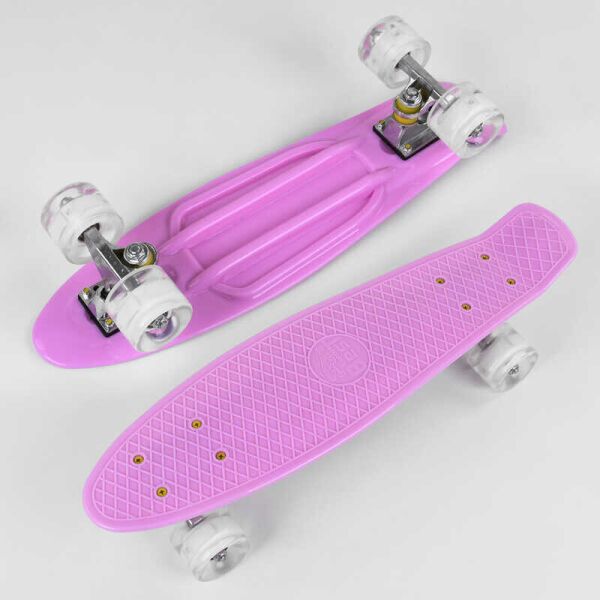 

Скейт Пенни борд 3805 (8) Best Board, доска=55см, колёса PU со светом, диаметр 6см