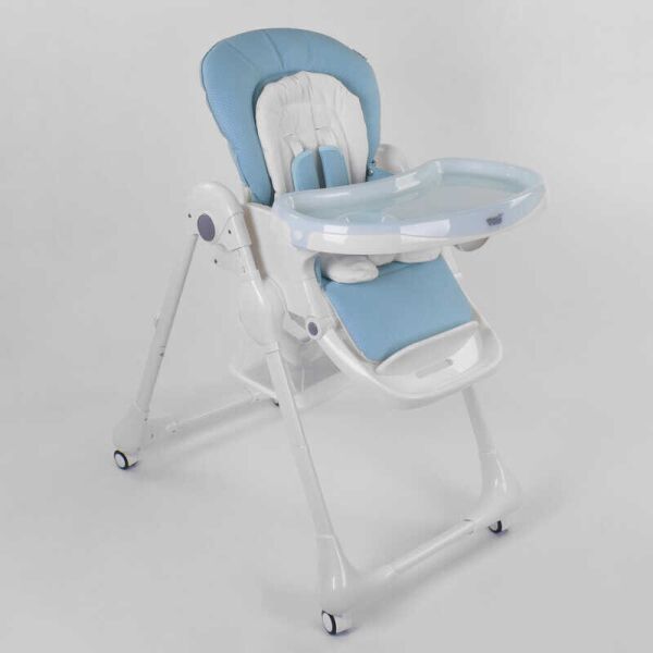 

Стульчик для кормления Toti W-22019 (1) мягкий PU, мягкий вкладыш, 4 колеса, съемный столик, в коробке
