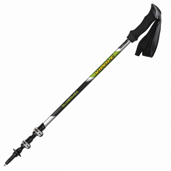 

Треккинговые палки Vipole Super HSA QL EVA RH Green DLX S1903 (926631)