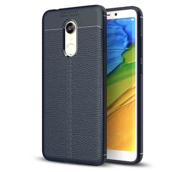 

TPU чехол фактурный (с имитацией кожи) для Xiaomi Redmi 5