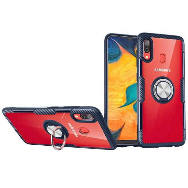 

TPU+PC чехол Deen CrystalRing под магнитный держатель для Samsung Galaxy A20 / A30