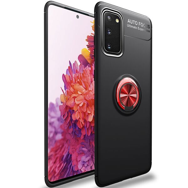 

TPU чехол Deen ColorRing под магнитный держатель (opp) для Samsung Galaxy S20 FE