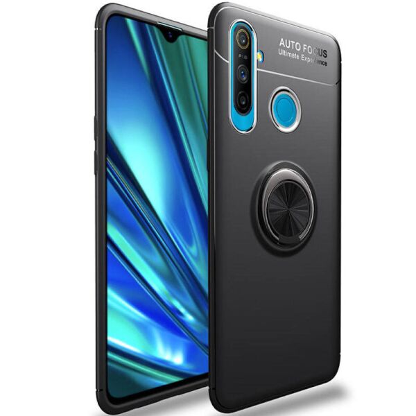 TPU чехол Deen ColorRing под магнитный держатель (opp) для Realme C3 (3 cameras)