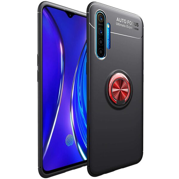 

TPU чехол Deen ColorRing под магнитный держатель (opp) для Realme XT