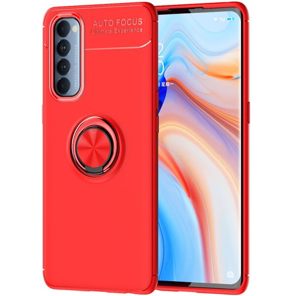 

TPU чехол Deen ColorRing под магнитный держатель (opp) для Oppo Reno 4 Pro