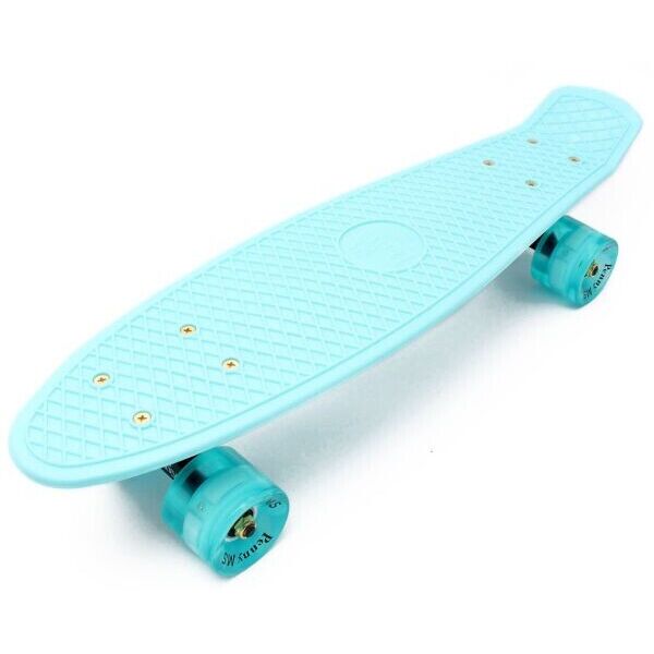 

Пенни Борд Penny Board PRO Светятся колеса Ligt Blue 54 см (zl-m116)