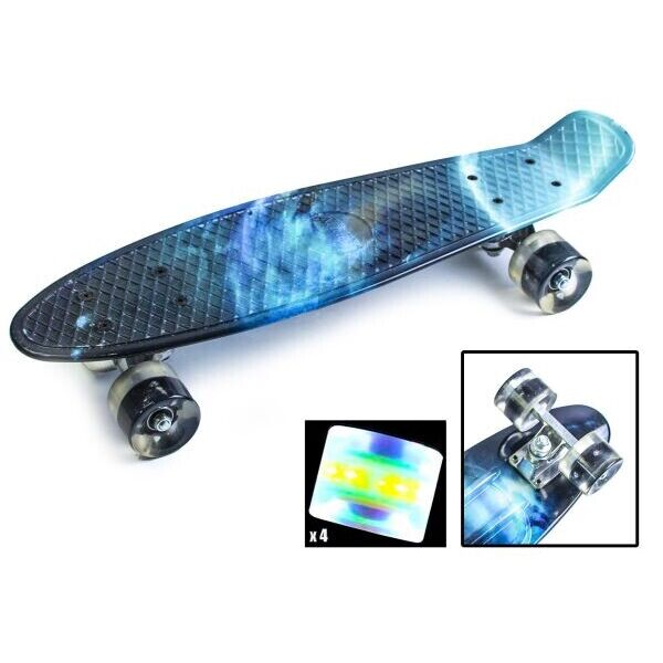 

Пенни Борд Penny Board Принт 22 LED колеса - Темная Галактика 54 см (zpl1271)