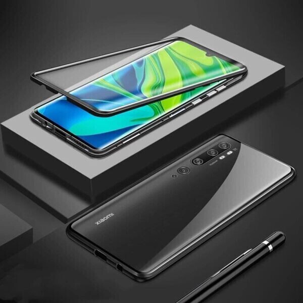 

Чехол магнитный с защитным стеклом для Xiaomi Mi Note 10 цвет Чёрный (085268_1)