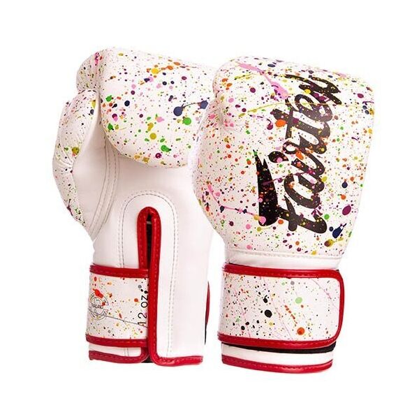 

Fairtex Перчатки боксерские BGV14PT 14oz Белый (37475017)