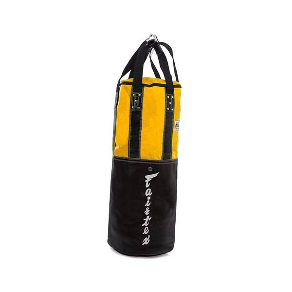 

Fairtex Мешок боксерский цилиндр HB3 80см Желто-черный (37475025)