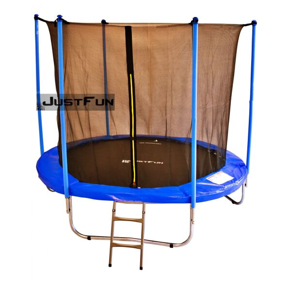 

Батут JUST FUN с внутренней сеткой 305 см синий + лестница