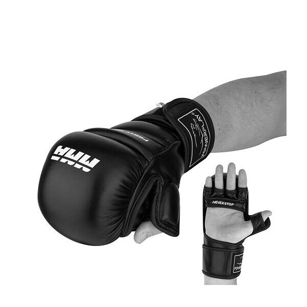 

Перчатки Power Play Перчатки для MMA 3026 L Черный (37228078)