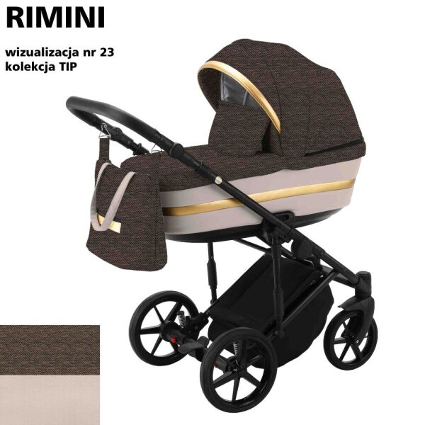 

Детская коляска универсальная 2 в 1 Adamex Rimini Tip RI-23