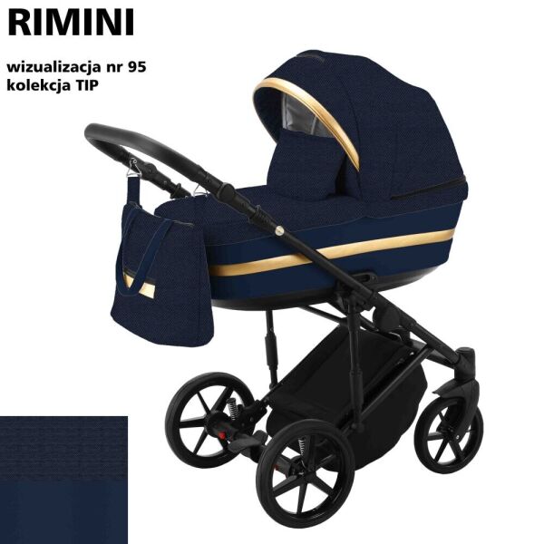 

Детская коляска универсальная 2 в 1 Adamex Rimini Tip RI-95