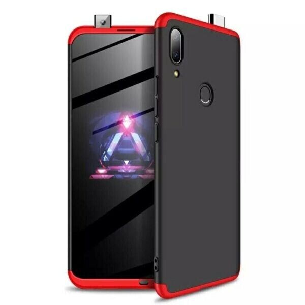 

Чехол GKK 360 градусов для Huawei P Smart Z цвет Черно-Красный (014510_8)
