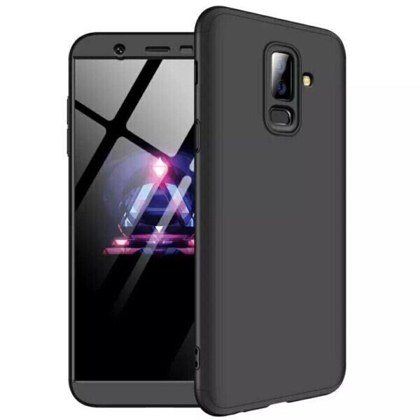 

Чехол GKK 360 градусов для Samsung Galaxy A8 Plus (2018) цвет Черный (060710_1)