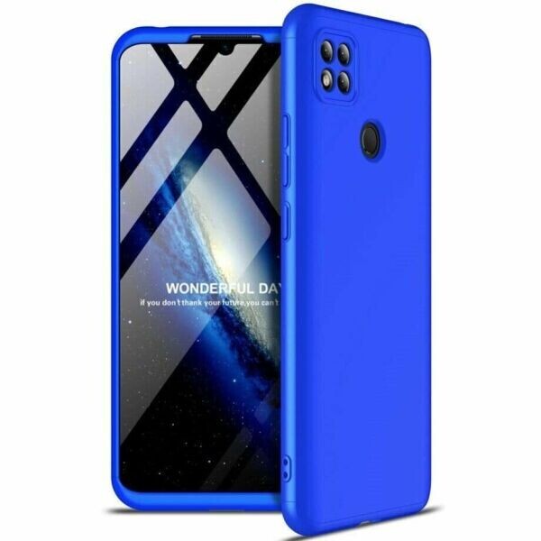 

Чехол GKK 360 градусов для Xiaomi Redmi 9C цвет Синий (086210)