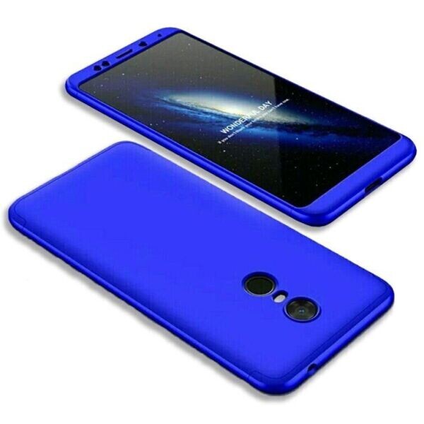 

Чехол GKK 360 градусов для Xiaomi Redmi 5 Plus цвет Синий (081810)