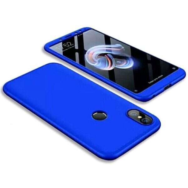 

Чехол GKK 360 градусов для Xiaomi Redmi Note 5 цвет Синий (082510)