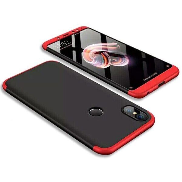 

GKK 360 градусов для Xiaomi Redmi Note 5 цвет Черно-Красный (082510_8)