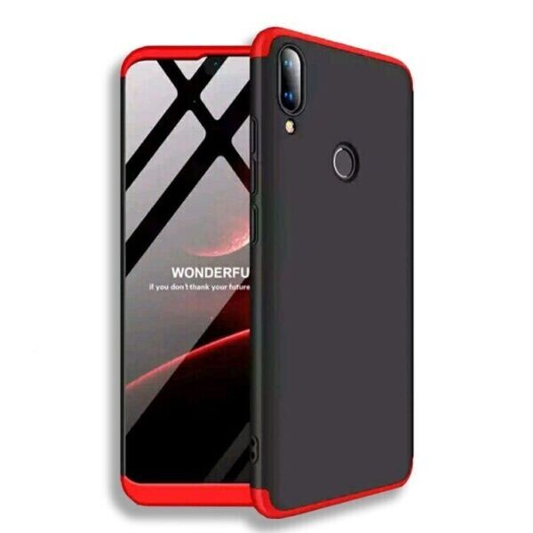 

Чехол GKK 360 градусов для Huawei Y7 (2019) цвет Черно-Красный (013810_8)