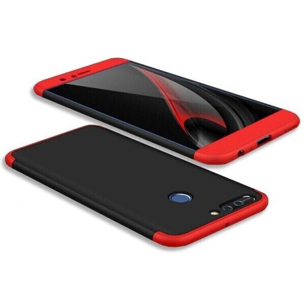 

Чехол GKK 360 градусов для Huawei Honor V9 цвет Черно-Красный (010910)