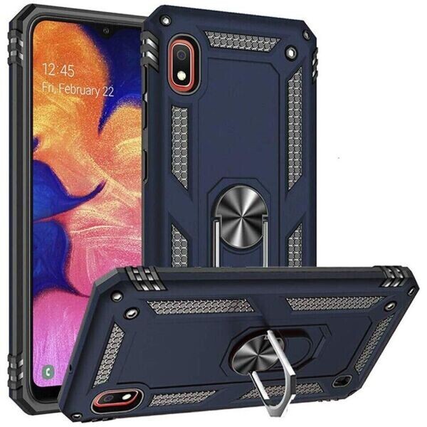 

Чехол с кольцом Defender для Samsung Galaxy A10 цвет Синий (063867_4)