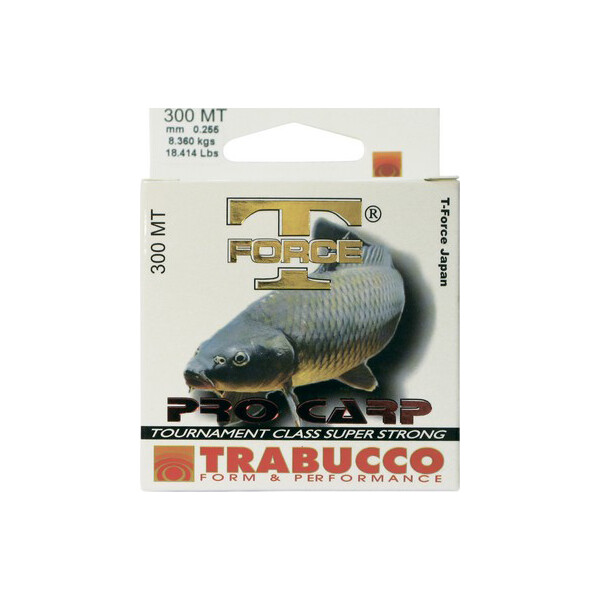

Леска T-Force Pro-Carp 300м 0.32мм 13,85кг