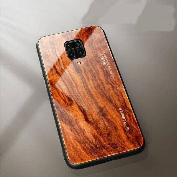 

Силиконовый чехол со Стеклянной крышкой для Xiaomi Redmi Note 9s / Note 9 Pro цвет Светло-коричневый (085330)