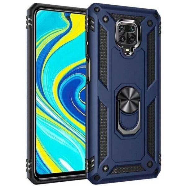

Чехол с кольцом Defender для Xiaomi Redmi Note 9s / Note 9 Pro цвет Синий (085367_4)