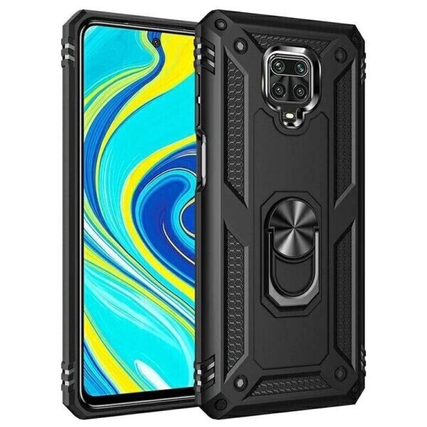

Чехол с кольцом Defender для Xiaomi Redmi Note 9s / Note 9 Pro цвет Черный (085367_1)