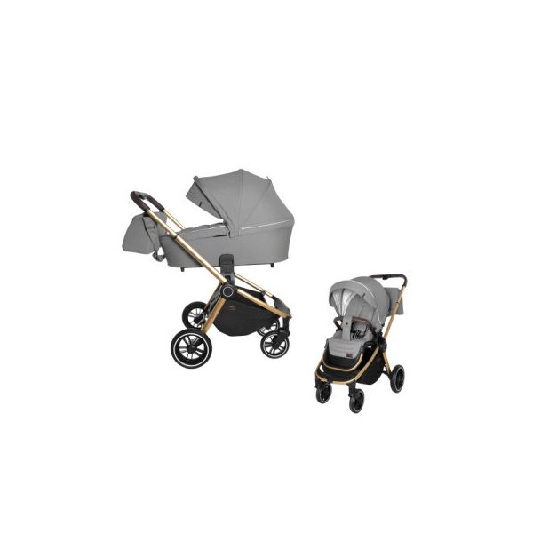 

Коляска универсальная CARRELLO Epica CRL-8510 (2in1) Silver Grey +дождевик /1/
