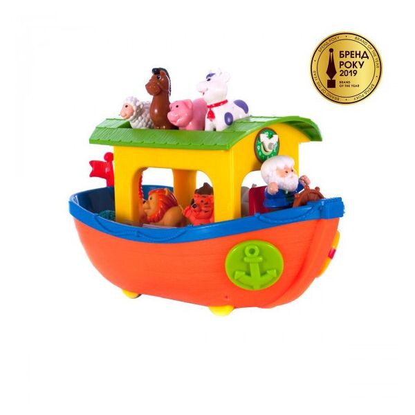 

Игровой набор - Ноев ковчег "Kiddieland" (на колесах, звук, озвуч. Укр языке)