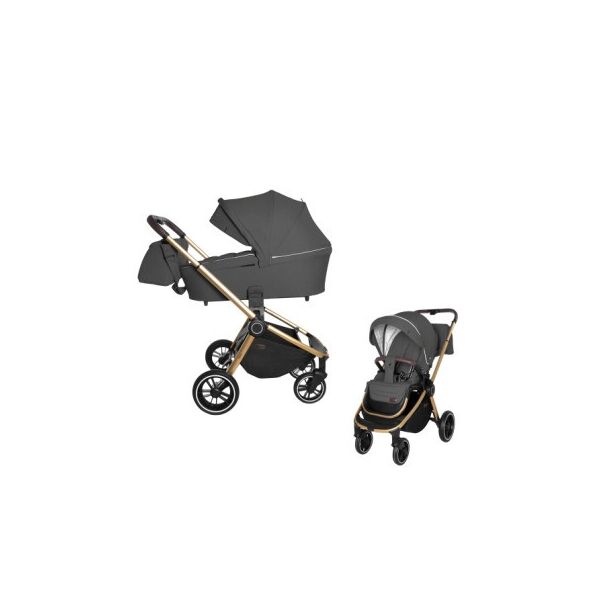 

Коляска универсальная CARRELLO Epica CRL-8510 (2in1) Iron Grey +дождевик /1/