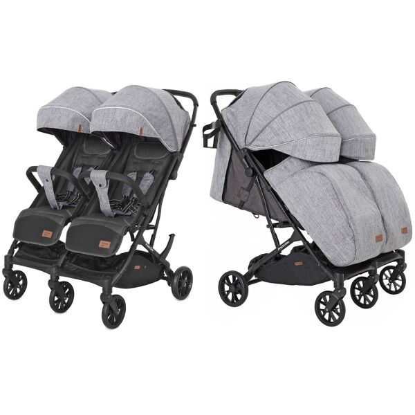 

Коляска прогулочная CARRELLO Presto Duo CRL-5506 Pitch Grey +дождевик /1/