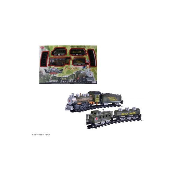 

Ж.Дорога JOY TOY 0697 "Эшелон" военная батар.муз.свет.дым кор.ш.к./12/