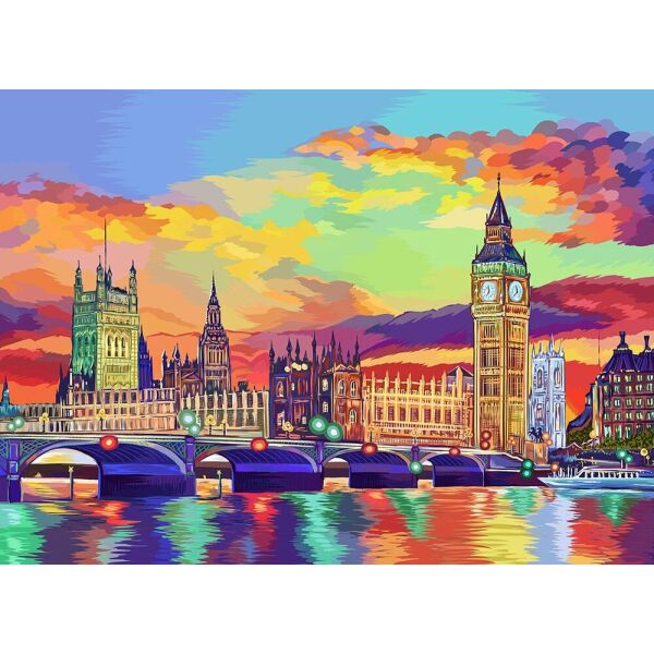 

Картина по номерам "Лондон" в кор. PAINTING BY NUMBERS 40см*50см /10/