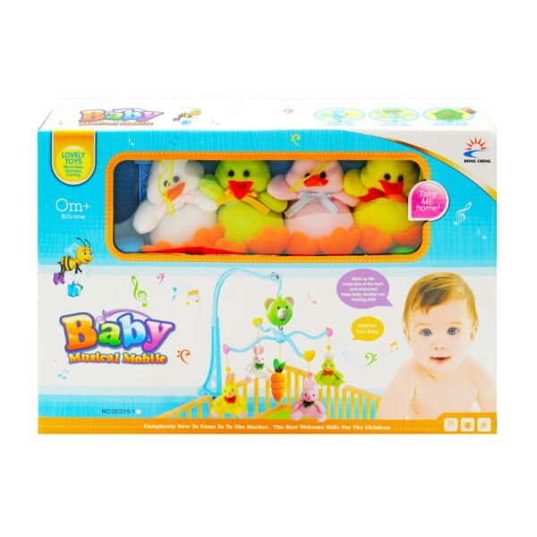 

Погремушка "Карусель" муз., мягк.игрушки в кор. 40,5*26,5*5,3см. /48/