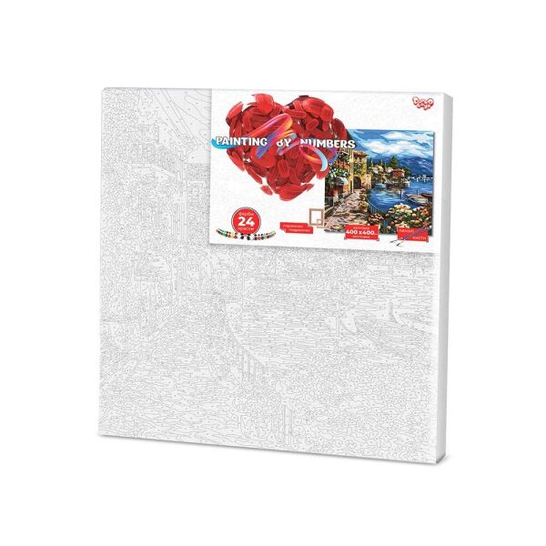 

Картина по номерам "Набережная" PAINTING BY NUMBERS 40см*40см /10/