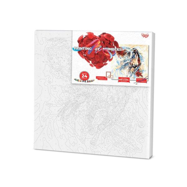 

Картина по номерам "Конь" PAINTING BY NUMBERS 40см*40см /10/