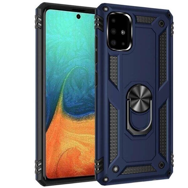 

Чехол с кольцом Defender для Samsung Galaxy A71 цвет Синий (064967)