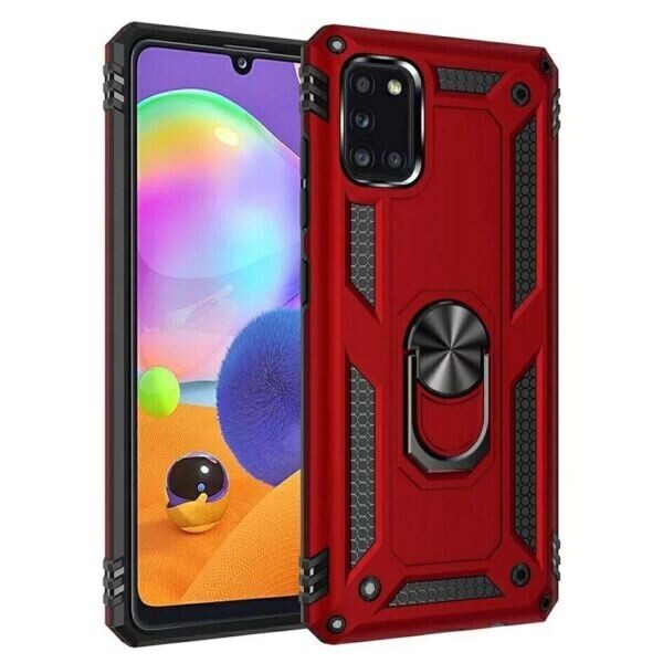 

Чехол с кольцом Defender для Samsung Galaxy A31 цвет Красный (065567)