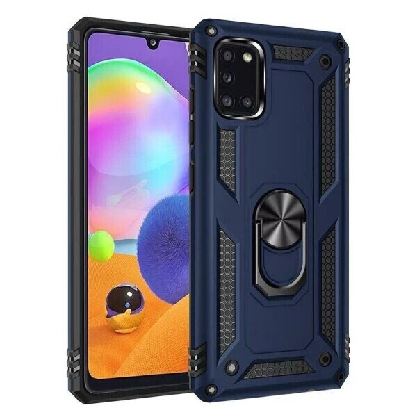 

Чехол с кольцом Defender для Samsung Galaxy A31 цвет Синий (065567_4)