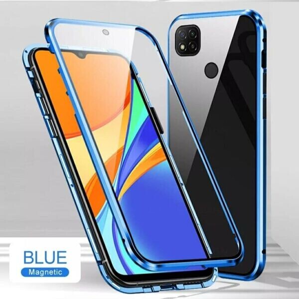 

Магнитный с защитным стеклом для Xiaomi Redmi 9C цвет Синий (086268_4)