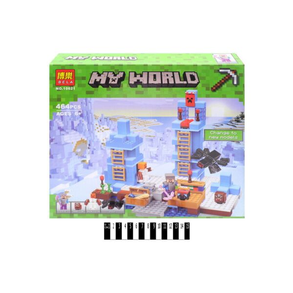 

Конструктор '' Minecraft '' 460дет. в кор. 37,5 x 35 x 7,5 см. / 24 /