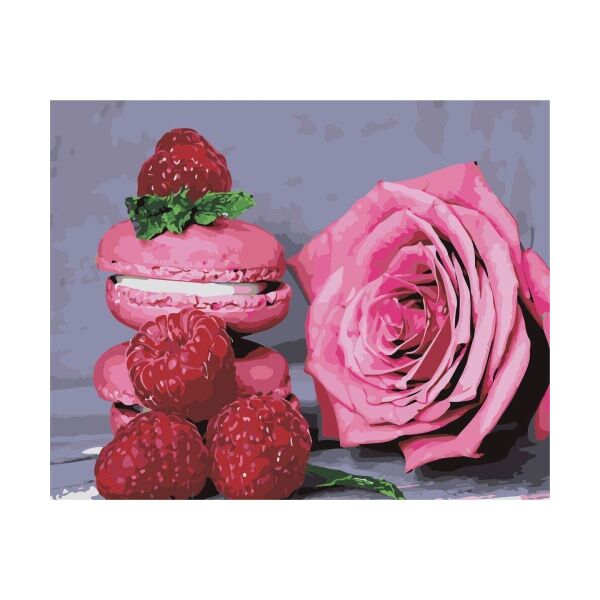 

Живопис за номерами "Рожева насолода" 40*50см в коробке