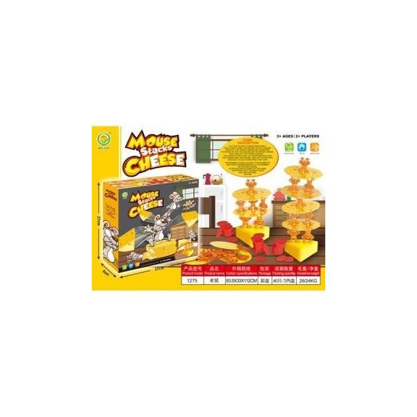 

Игра 1275 Mouse stacks Cheese кор.27*6*27 /60/