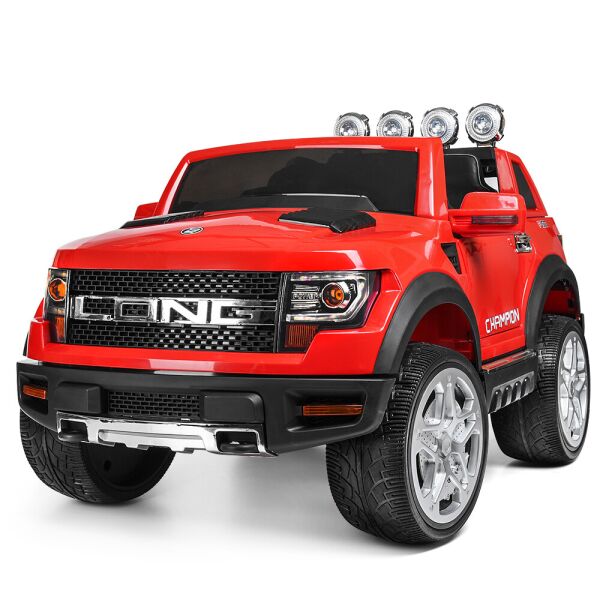 

Детский электромобиль BAMBI M 3579 EBLR-3, Ford с кожаным сиденьем, красный
